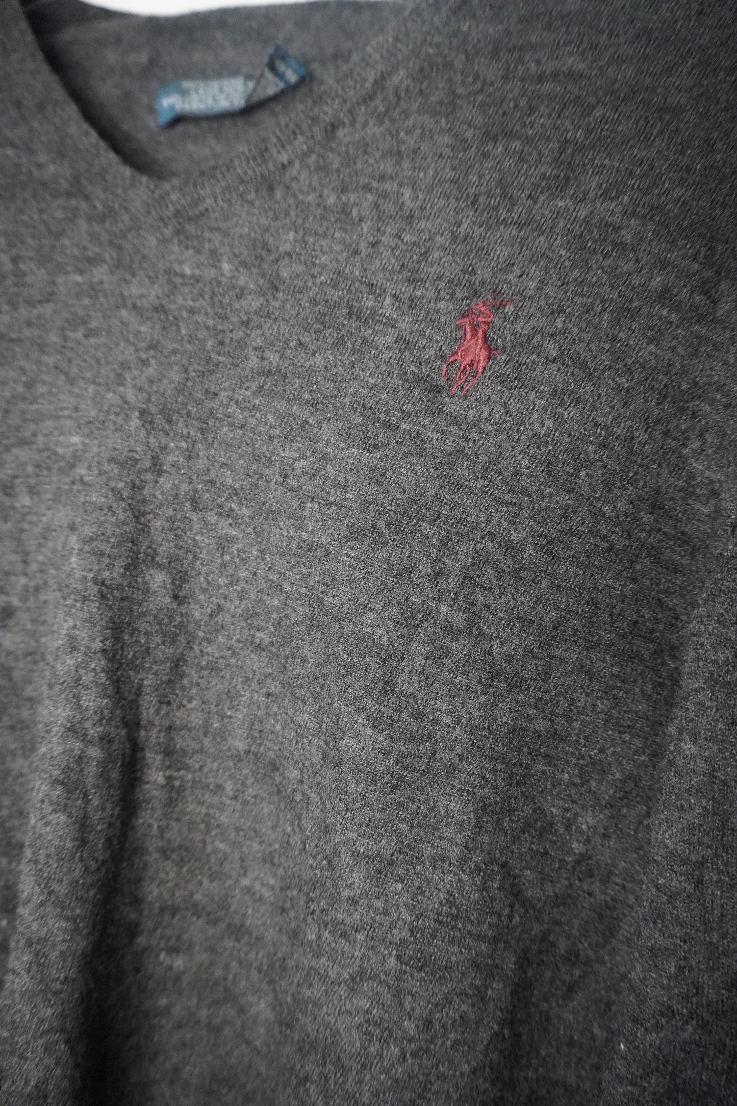Pull gris clair Ralph Lauren – Taille – XL