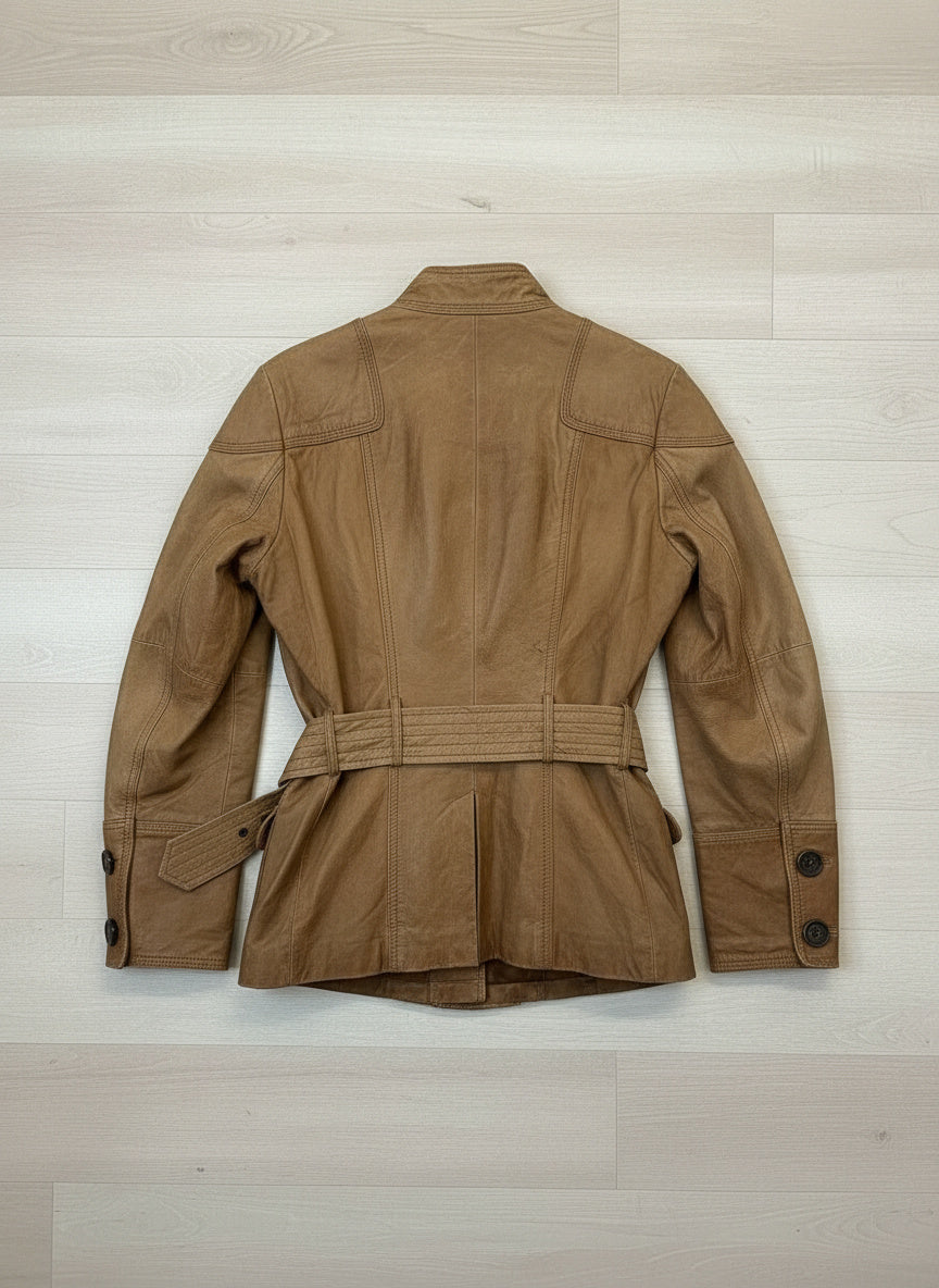 Manteau En Cuir - by BÉATRICE