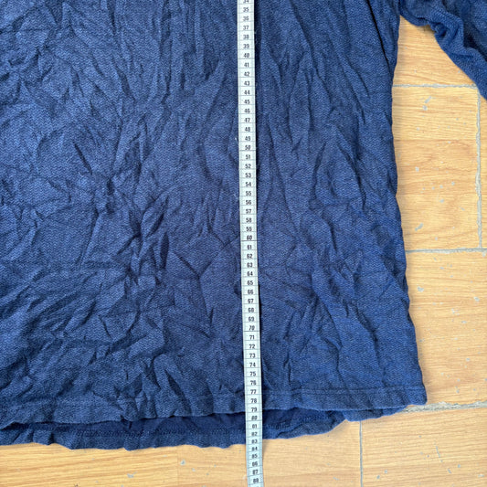 Pull quarter-zip bleu - Chaps - Taille XL