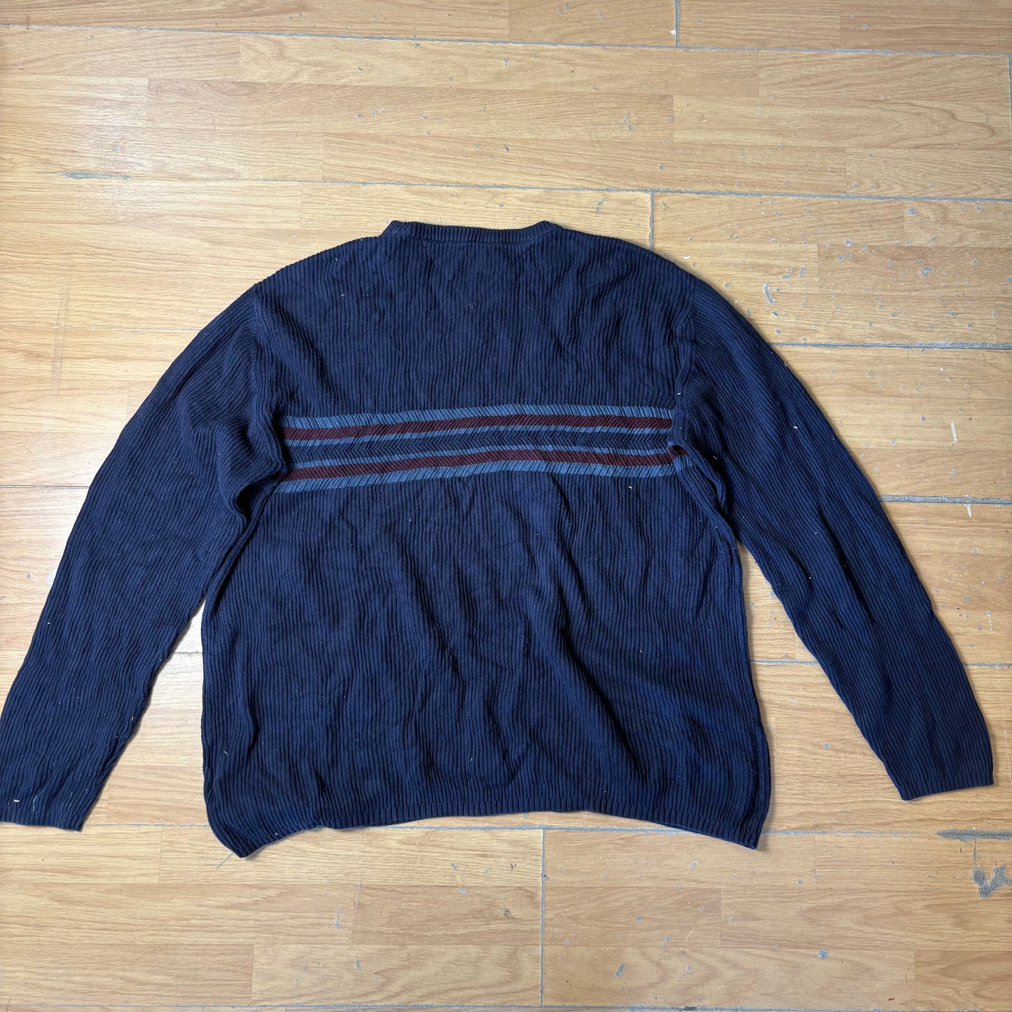 Pull en maille bleu - Tommy Hilfiger - Taille XXL