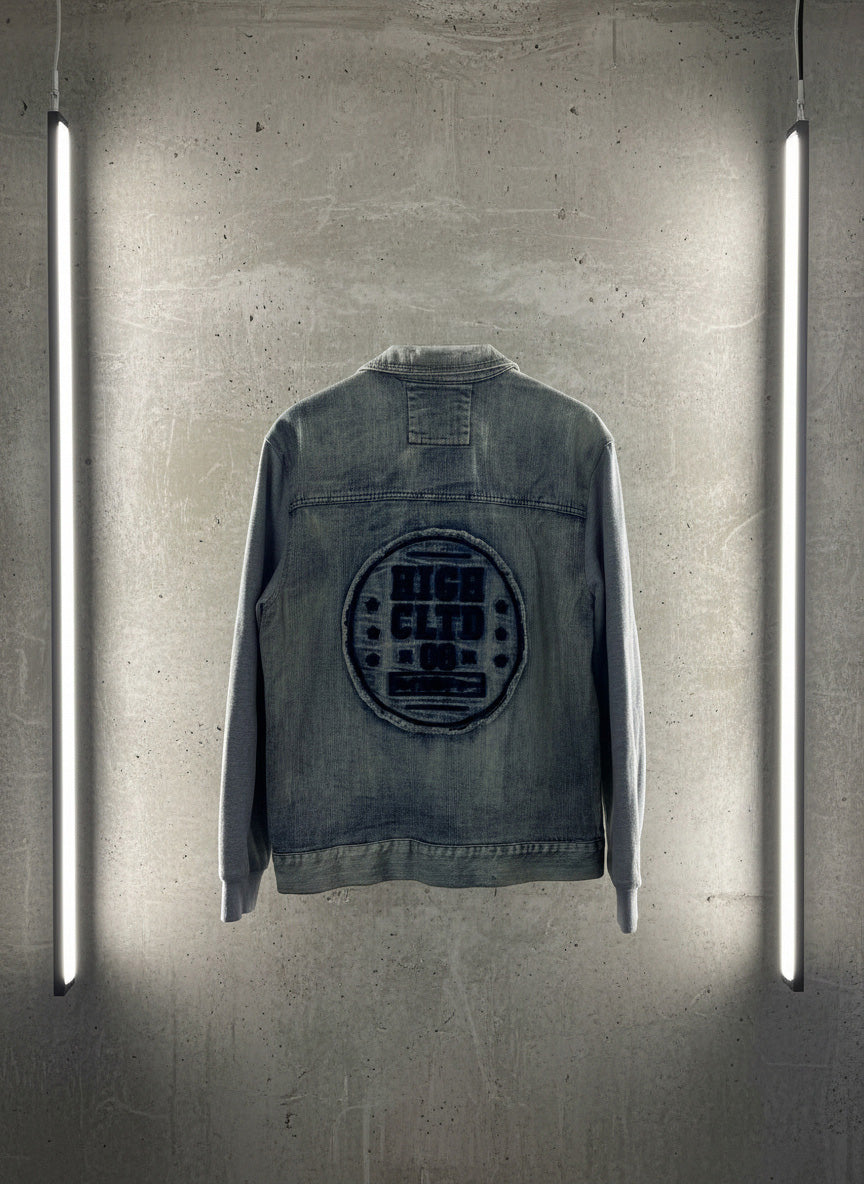 Veste en denim bleu délavé – By Jonathan