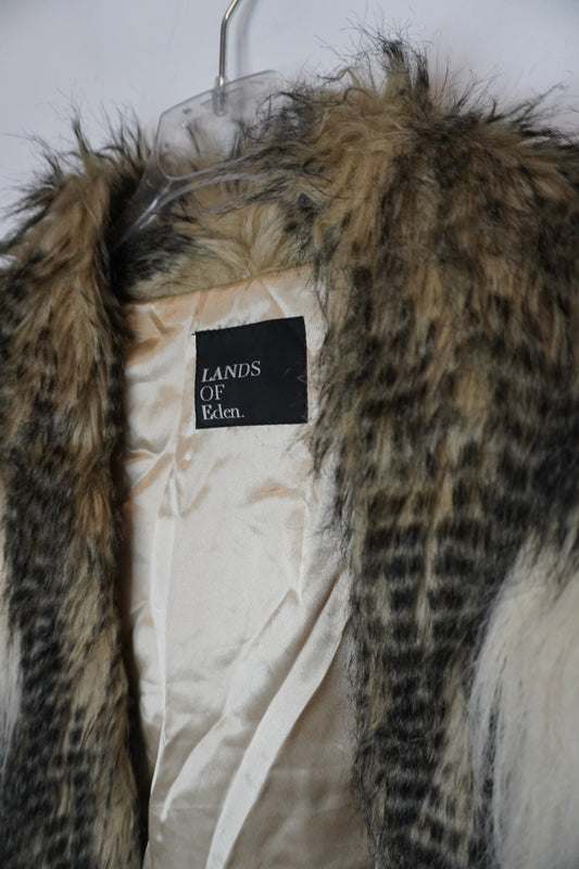 Manteau Court Fausse Fourrure - by SASSCARELLA - Taille : S