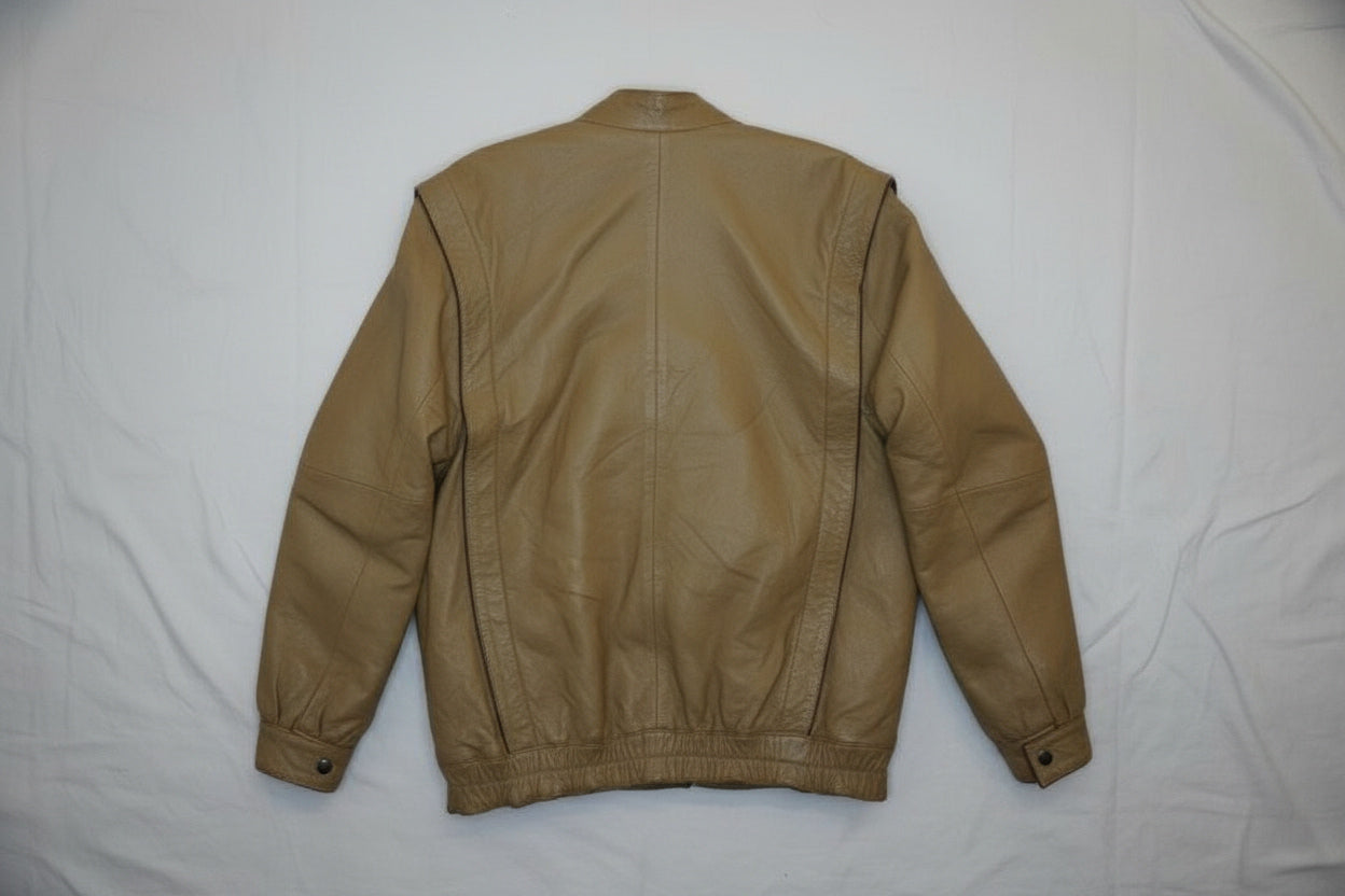 Veste En Cuir Vintage - by PLAN.BEE