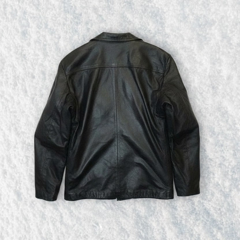 Urban Luxe Black Leather Jacket – by MANDY CHERIE