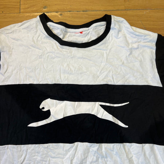 T-shirt blanc et noir - Puma - Taille L