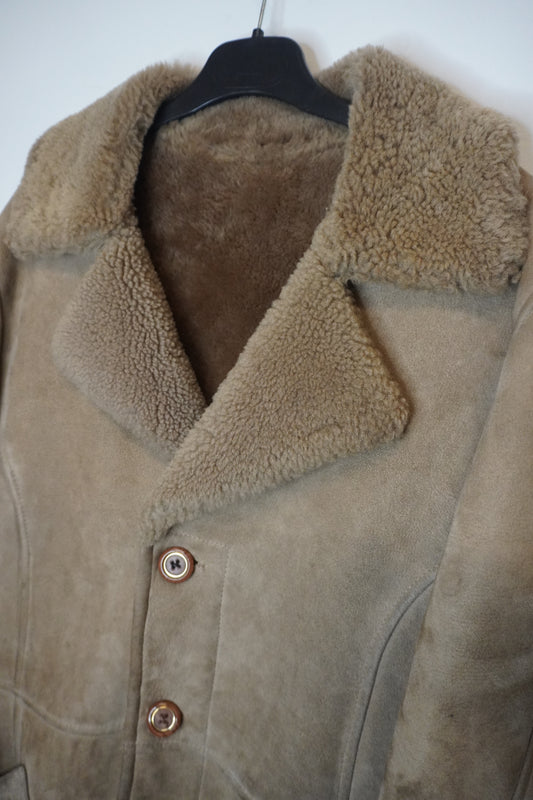 Manteau Suédine à Intérieur Fluffy - by YANNIS KINGSTON - Taille : M