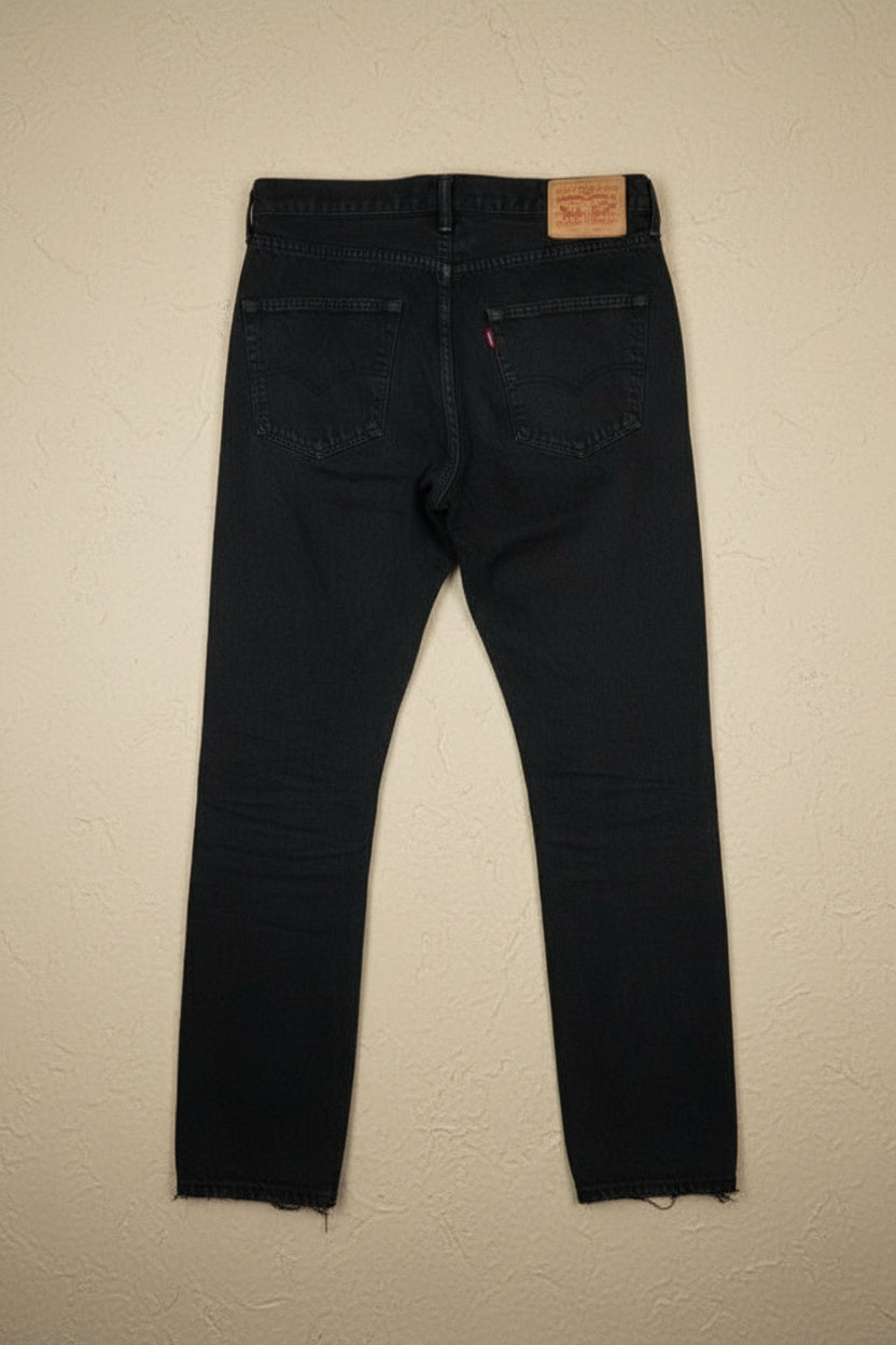 Jean noir coupe droite – BY KER