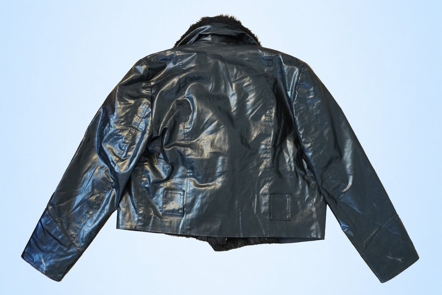 Veste simili cuir noire Maria Maria By PRMEC