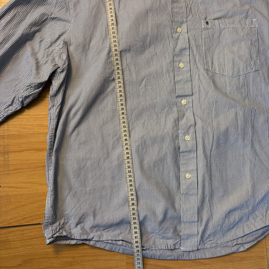 Chemise rayée bleu et blanc - Izod - Taille XL
