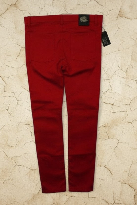 Jeans Skinny Rouge Vif - Taille 30/32 - By CHRIS