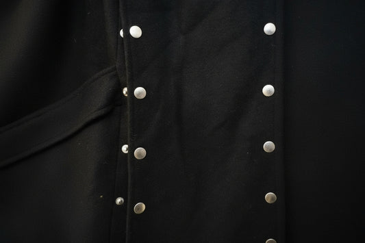 Manteau long style Napoléon noir – BY SARAH LANG