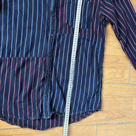 Chemise rayées bleu et rouge - Tommy Hilfiger - Taille S