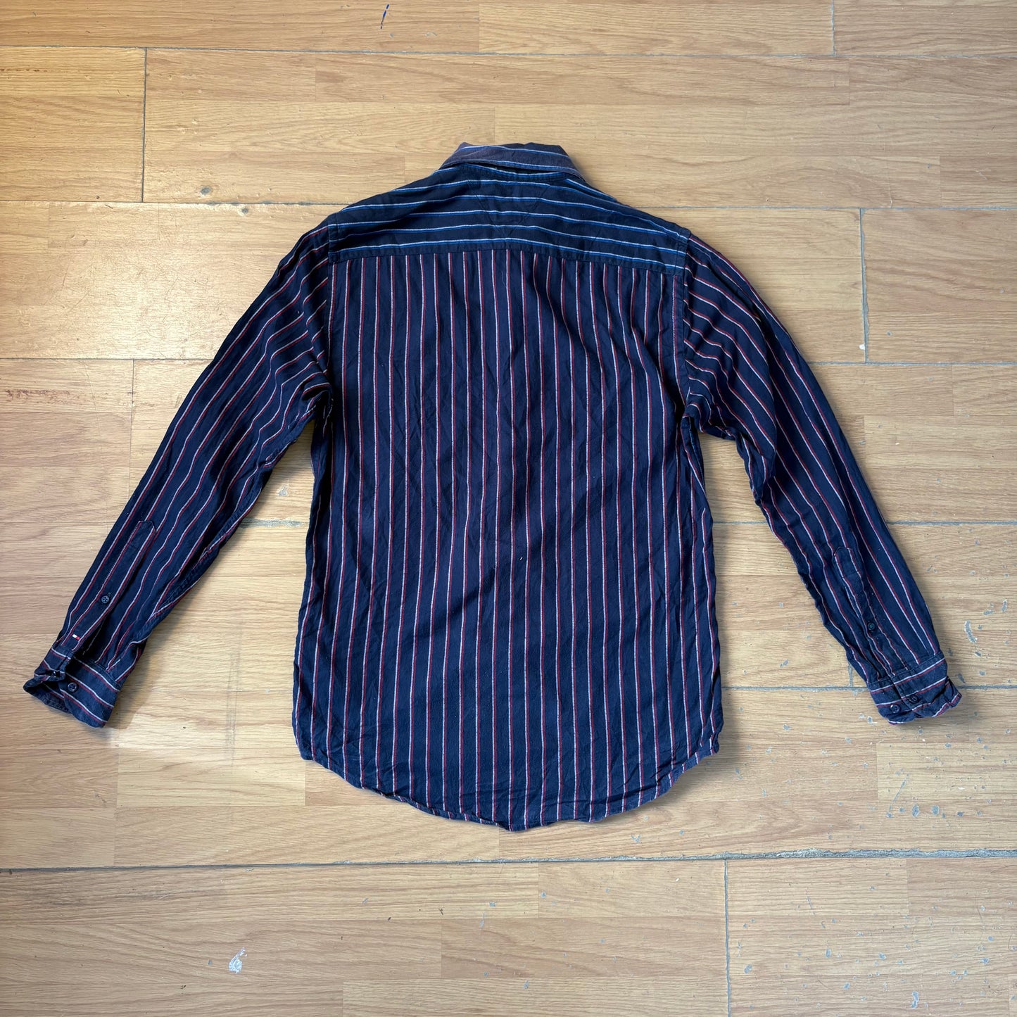 Chemise rayées bleu et rouge - Tommy Hilfiger - Taille S