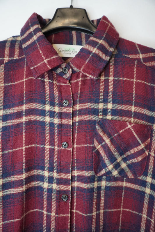 Robe Chemise Tartan - by KER