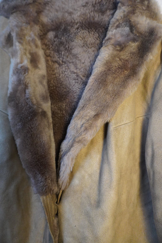 Manteau marron doublé fourrure – BY ZAINAB