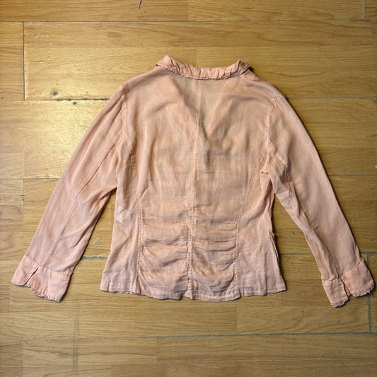 Chemisier saumon Y2K - Empire taille M