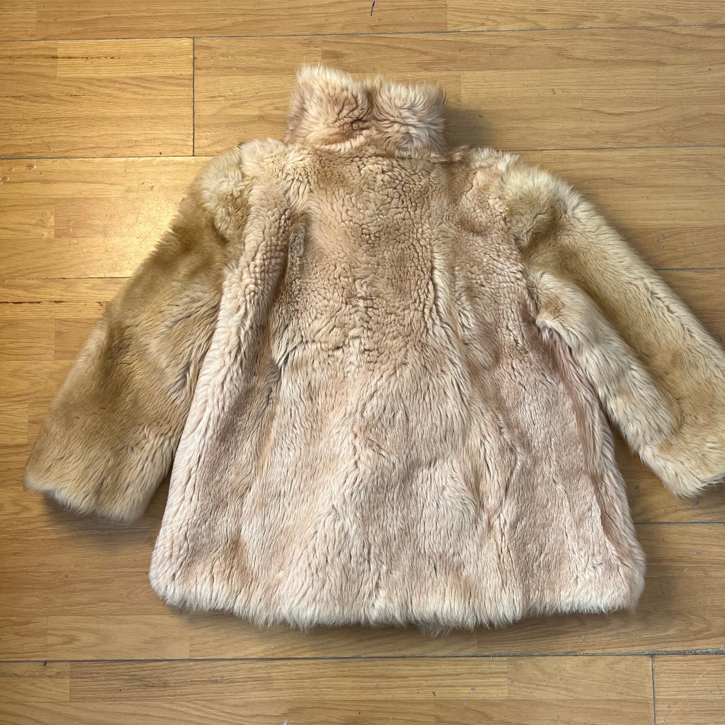 Veste fausse fourrure marron clair by ZAINAB