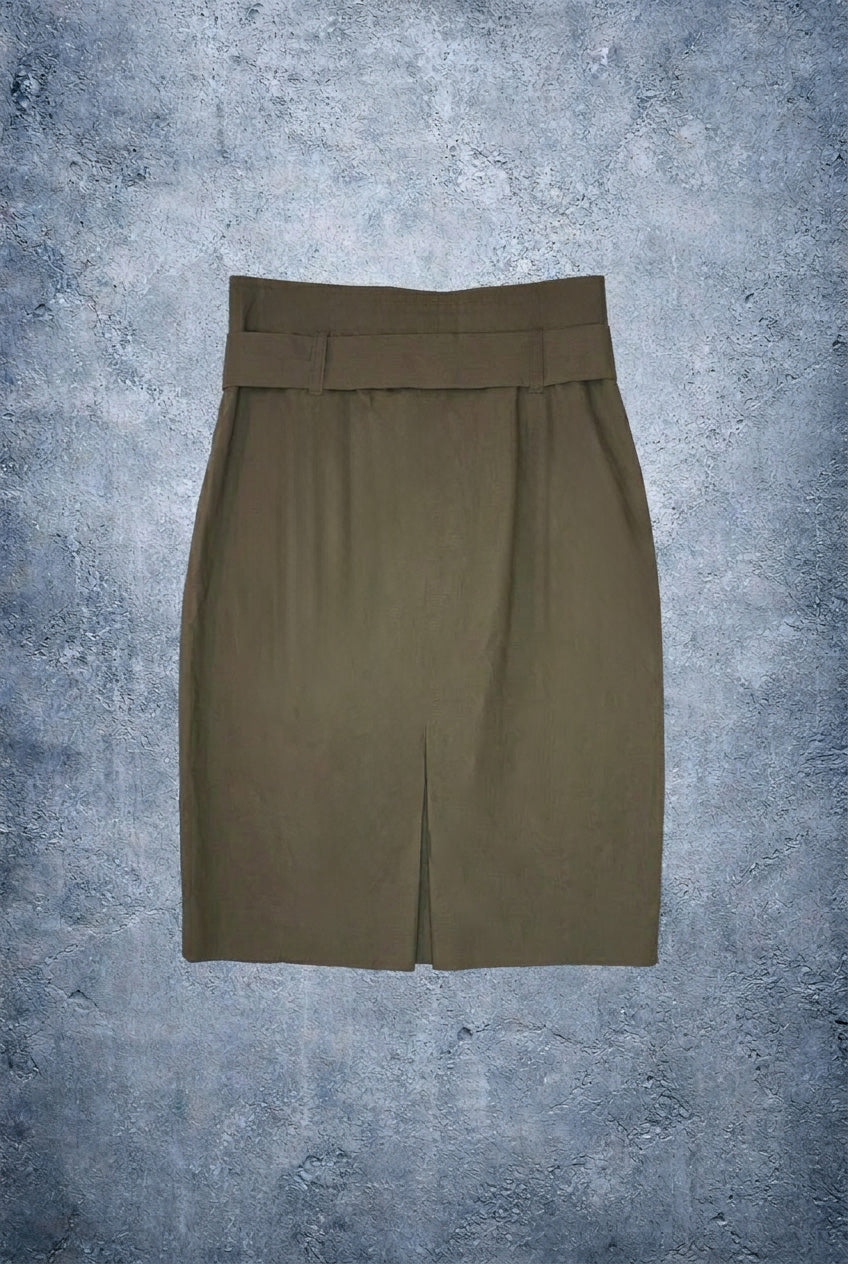 Jupe marron clair Tommy Hilfiger – Taille – S