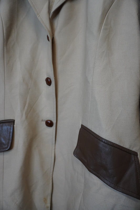 Beige Elegance Trench Coat – by MANDY CHERIE