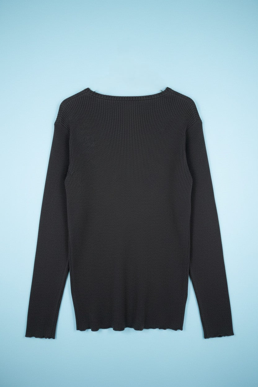 Pull noir logo blanc et rouge – BY PRMEC