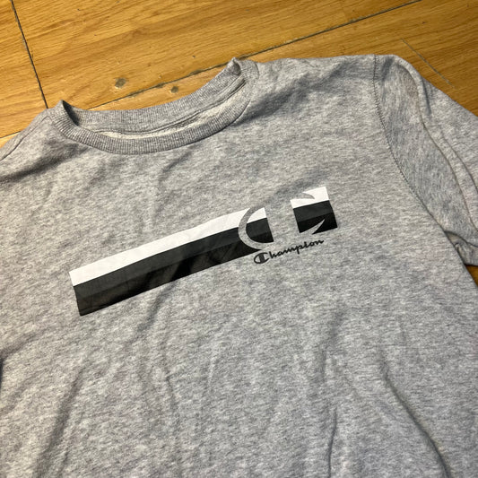 Sweat gris sans capuche - Champion (enfant) - Taille XL
