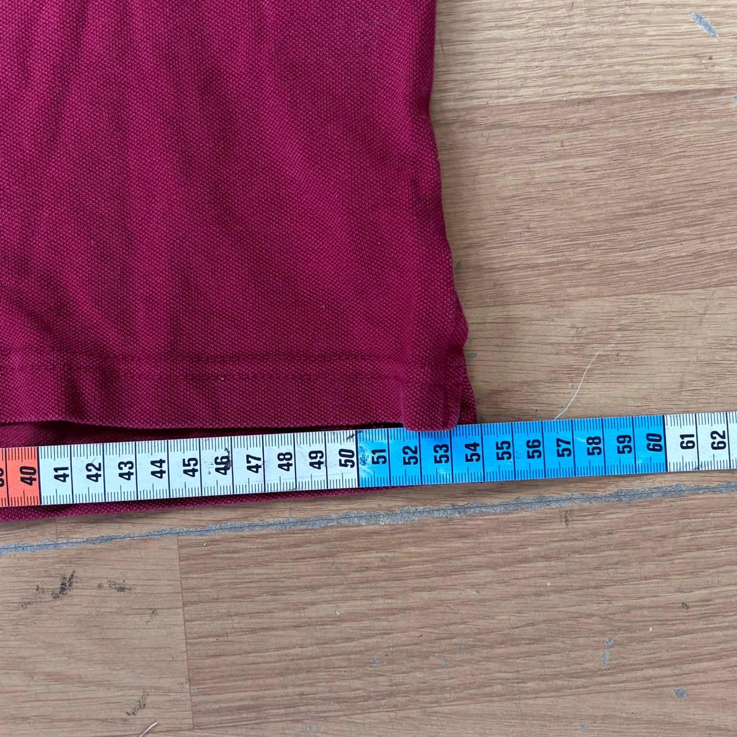 Polo Tommy Hilfiger – Taille XL (coton, bordeaux)