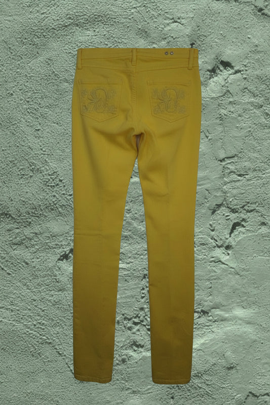 Jean Skinny Jaune Électrique – by YANNIS KINGSTON