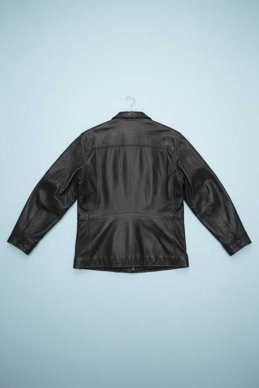 Veste En Cuir - by PRMEC - Taille : XL