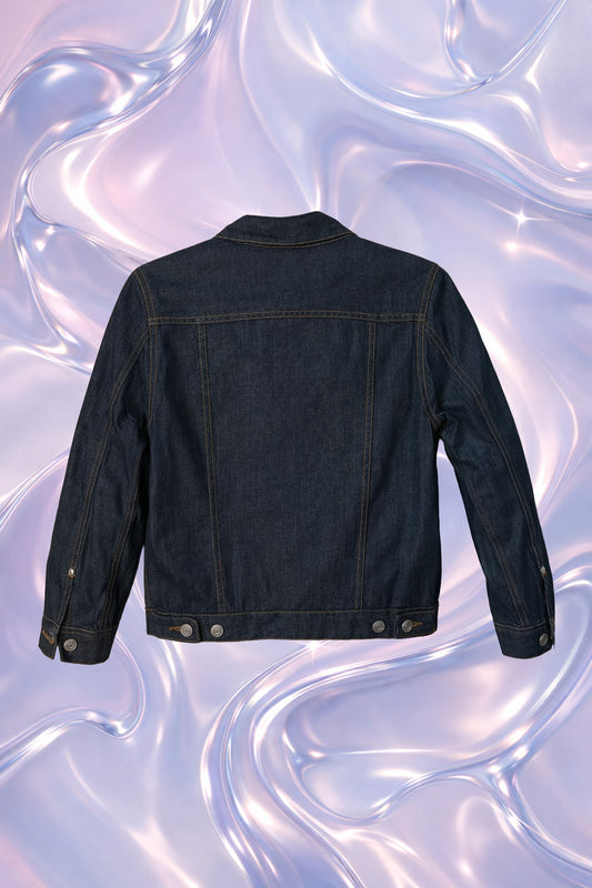 Veste en denim bleu foncé - by DARCY