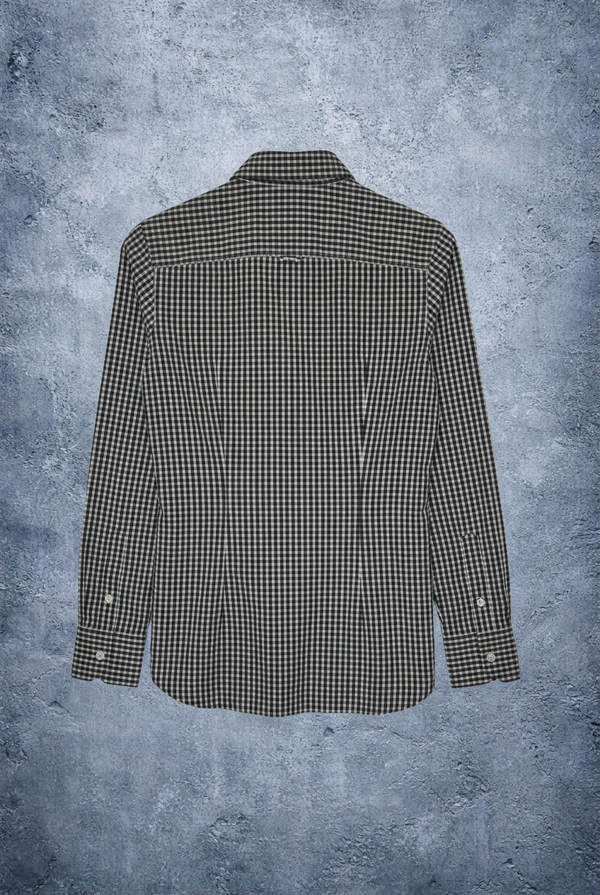 Chemise carreaux noir et blanc Tommy Hilfiger – Taille – S