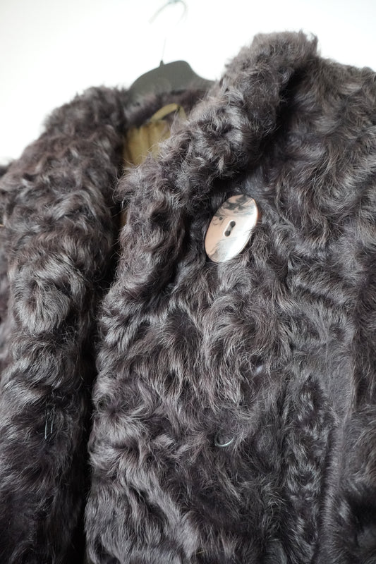 Chocolate Luxe Ankle-Length Fur Coat – by CHRIS