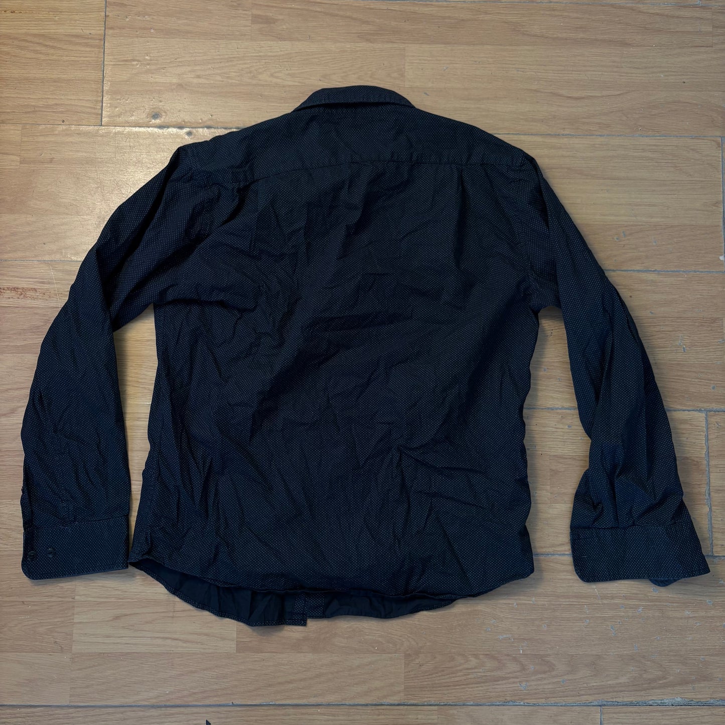 Chemise noire à pois - Beverly Hills Polo Club - Taille L