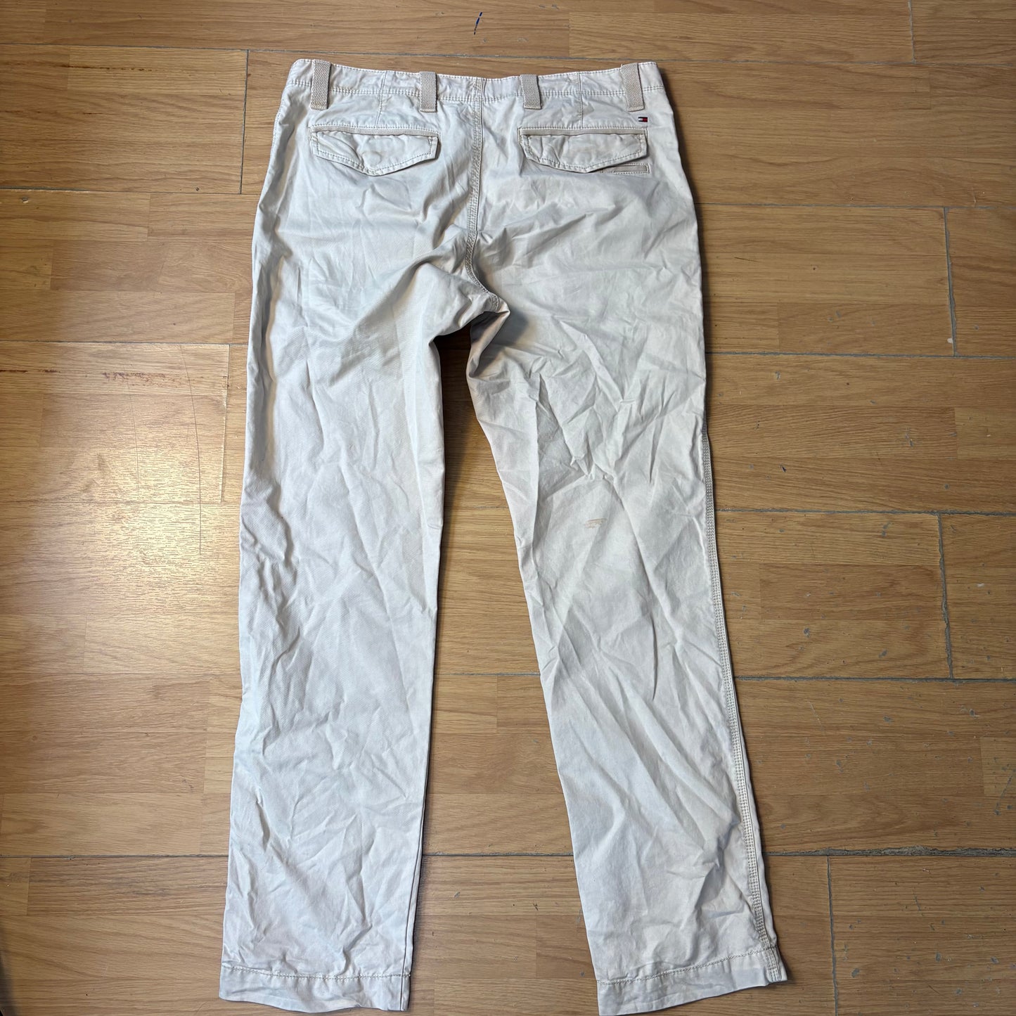 Pantalon chino beige Straight Fit - Tommy Hilfiger - Taille 36/34