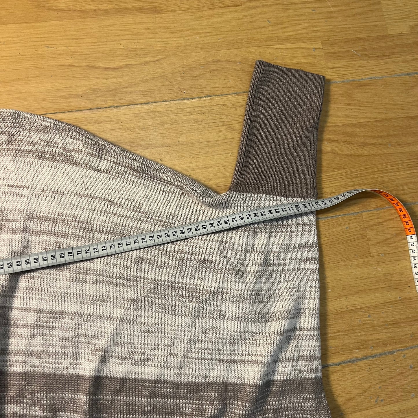 Pull cardigan beige et marron - Calvin Klein - Taille M