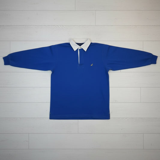 Polo manches longues Nautica bleu - by SS.CARMEN