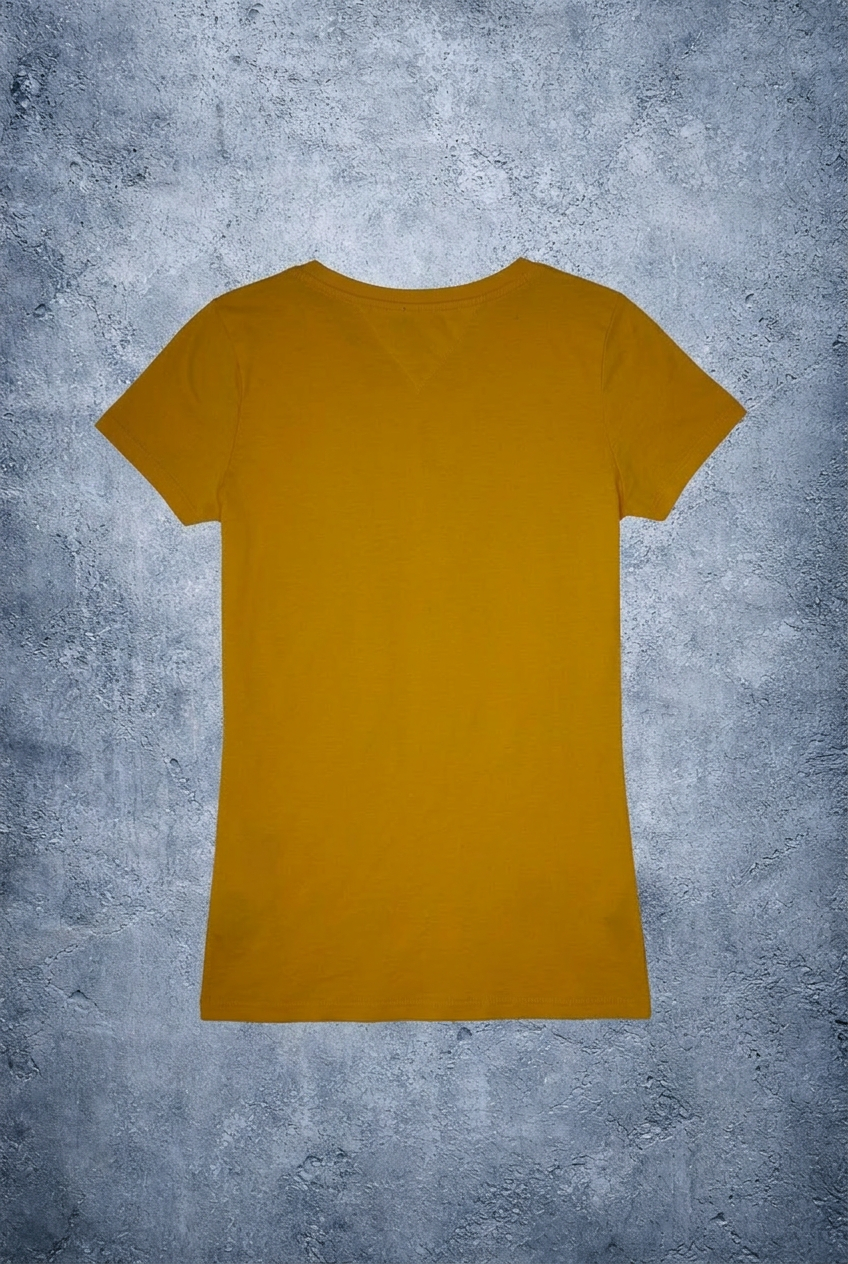 T-shirt jaune citron Tommy Hilfiger – Taille – S