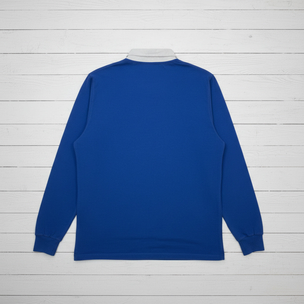 Polo manches longues Nautica bleu - by SS.CARMEN - Taille : XL