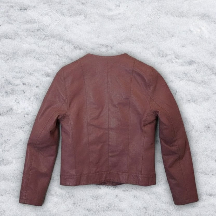 Candy Retro Leather Jacket – by MANDY CHERIE