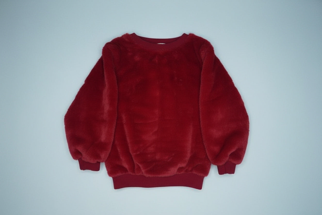 Pull rouge coupe courte – BY PRMEC