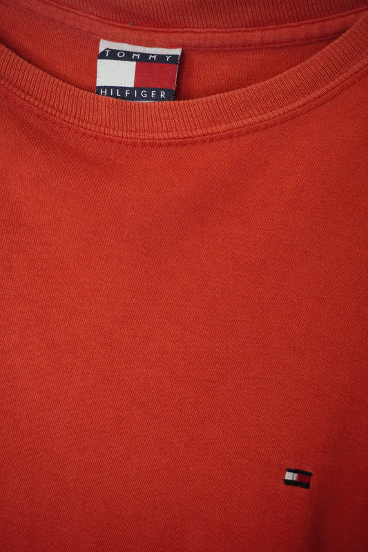 T-shirt orange Tommy Hilfiger – Taille – XS