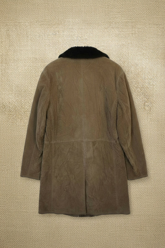 Manteau Effet Suédine - by FABSO