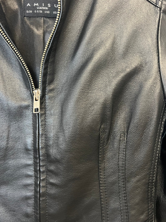 Veste En Cuir - by BÉATRICE