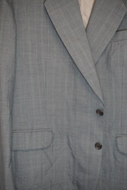 Costume gris foncé classique – by Zainab