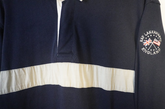 Sweat polo bleu marine rayé – SS.CARMEN
