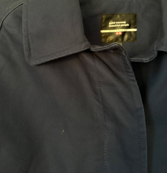 Veste bleu marine en coton – By Jonathan