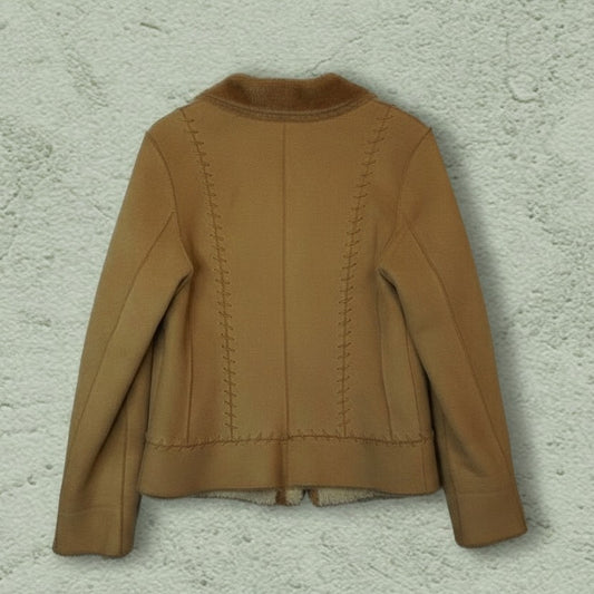 Veste Mouton Marron Clair – by YANNIS KINGSTON