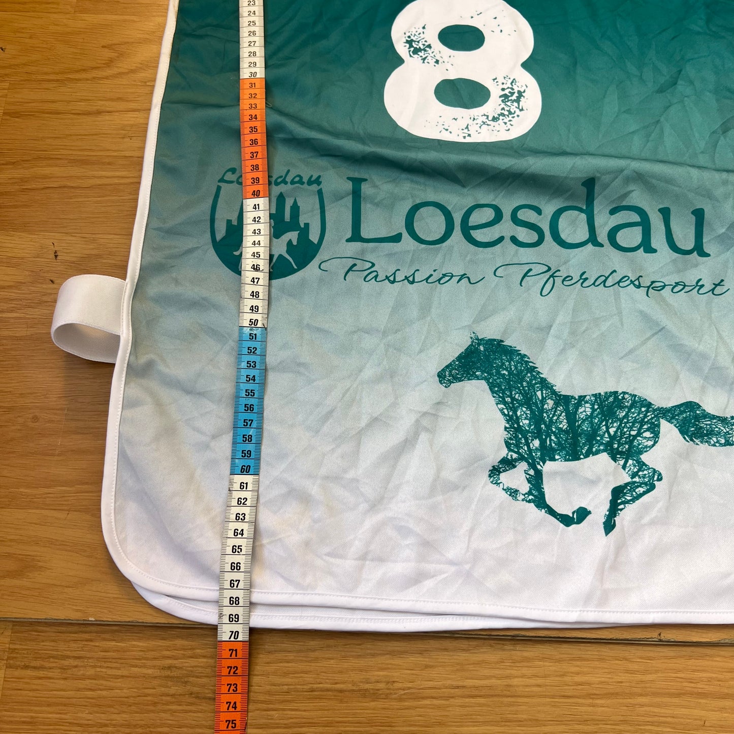 T-shirt de sport vert et blanc pour ski - Taille XL