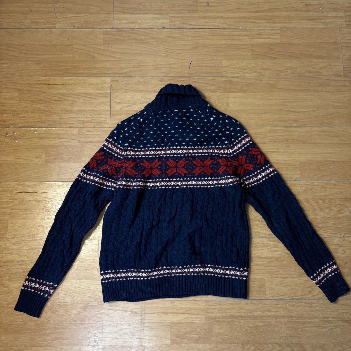 Pull en maille bleu - Land’s End - Taille L