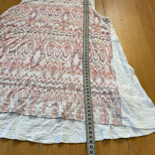 Top débardeur blanc motif géometrique - Chaps - Taille S