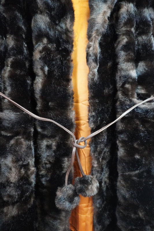 Midnight Luxe Fur Coat – by BEATRICE